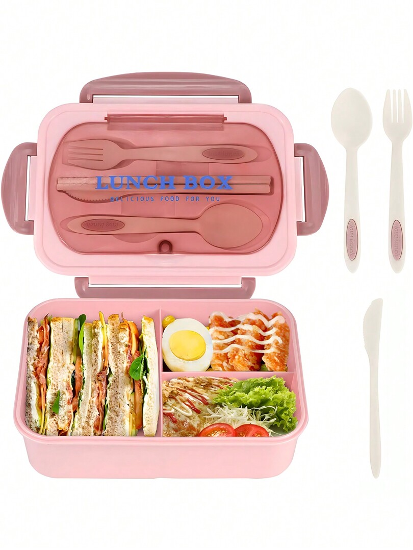 różowy lunch box 
