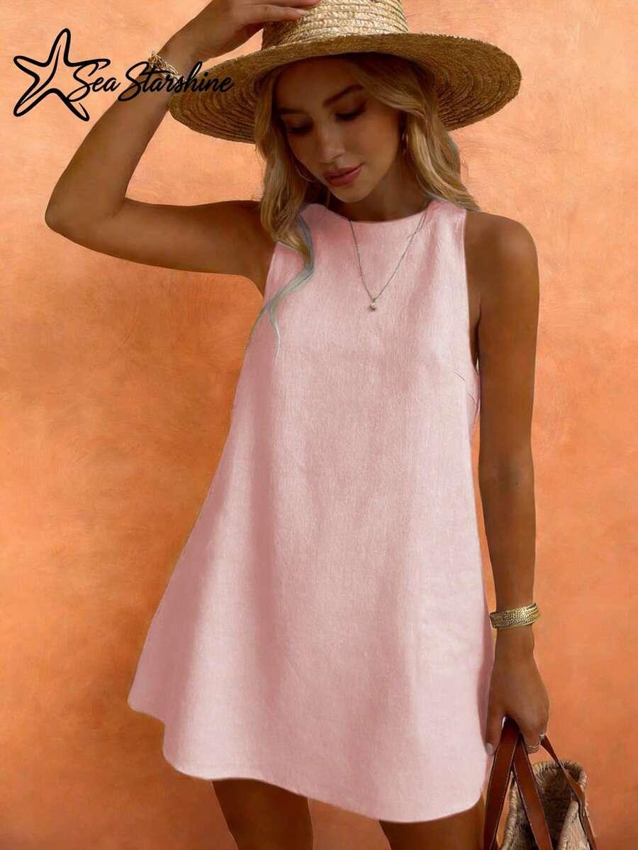 różowa mini sukienka