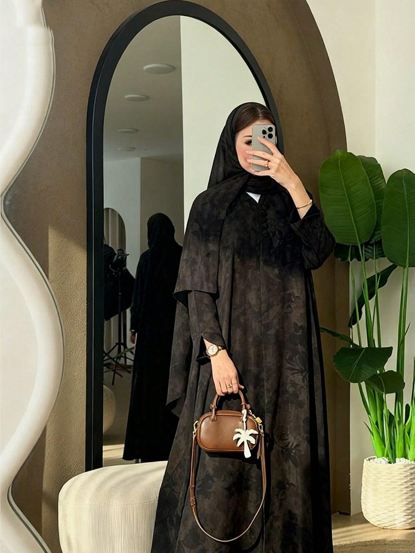 maxi sukienka print moro
