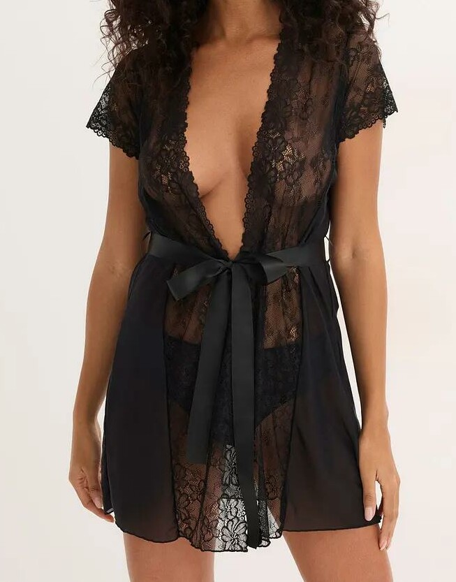 SZLAFROK DAMSKI SIATECZKOWY