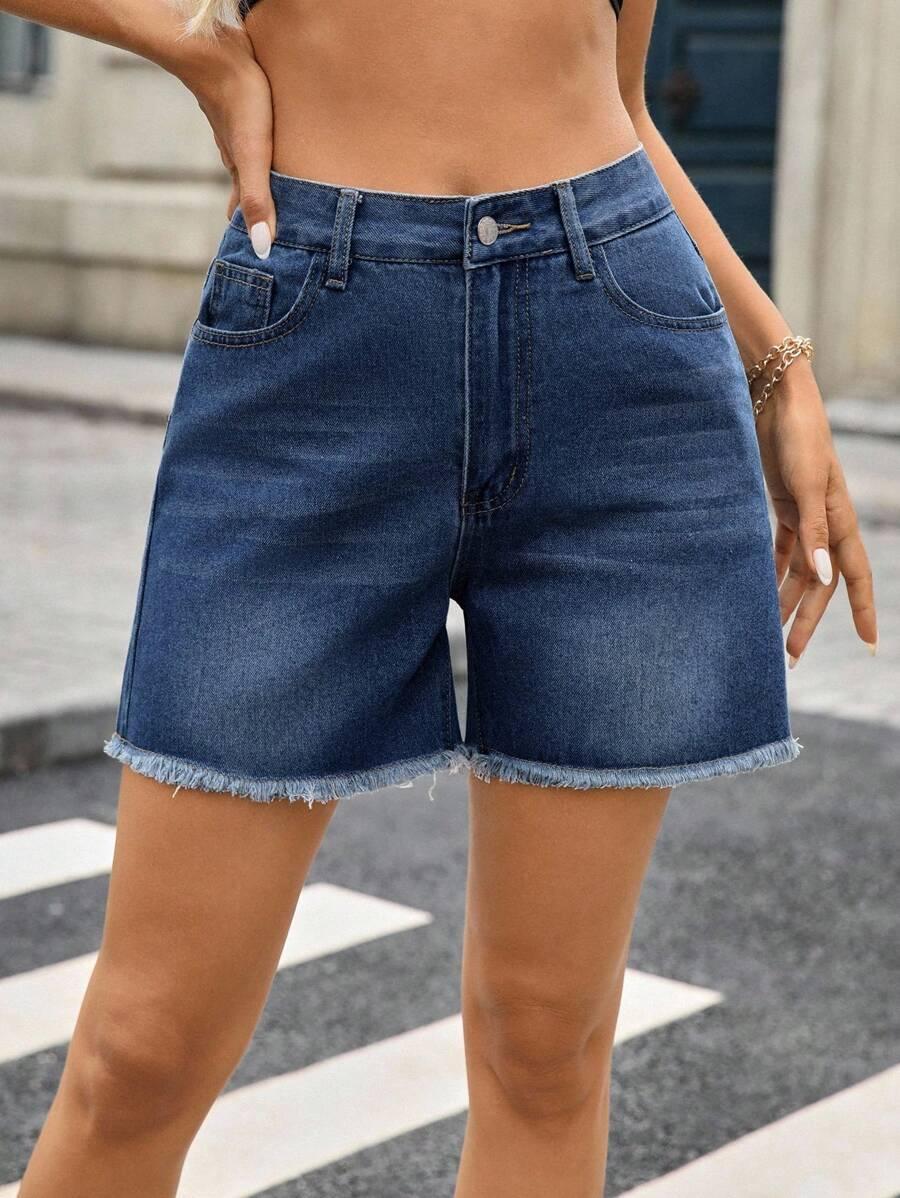 krótkie spodenki jeans