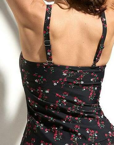 TOP TANKINI W KWIATY