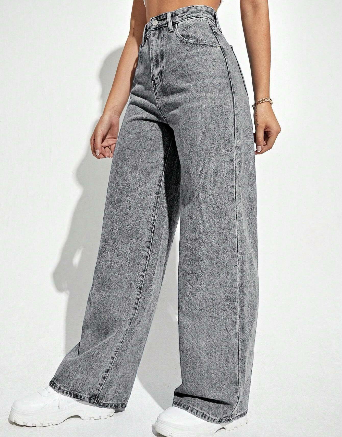 SPODNIE WASH EFFECT JEANS