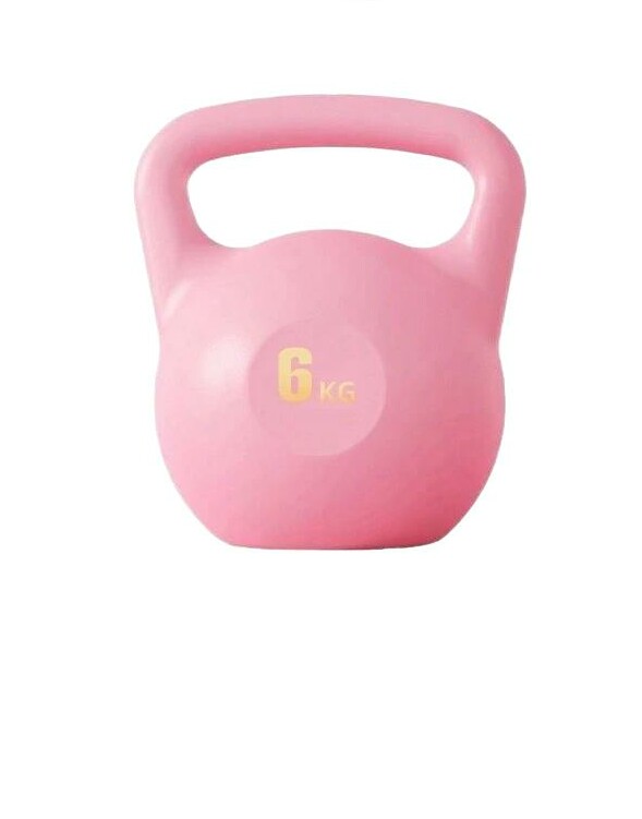 różowy hantel 6 kg