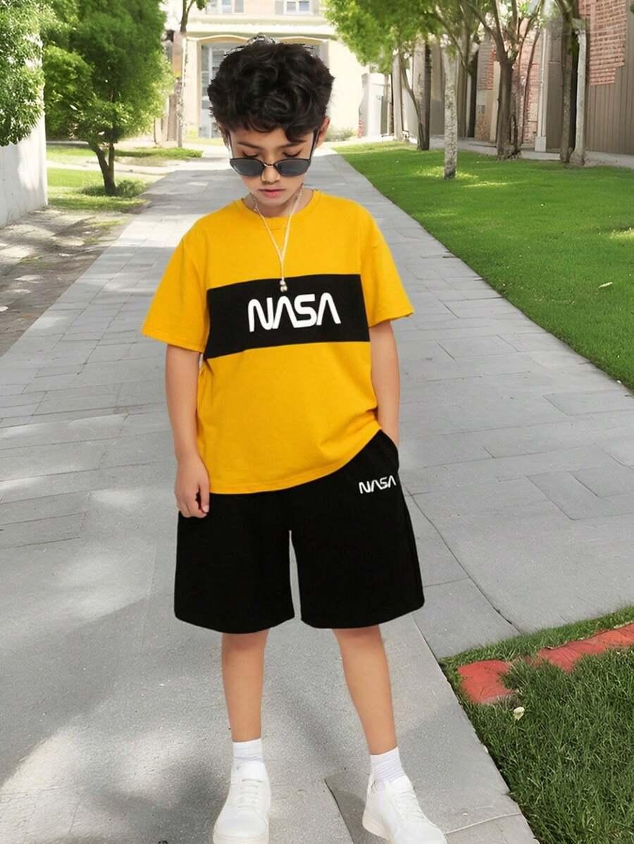 t-shirt spodenki komplet nasa