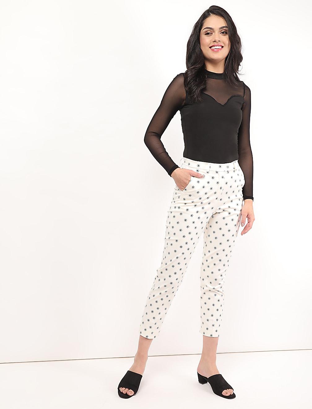 SPODNIE CYGARETKI 7/8 PRINT T59-5759K-Y8