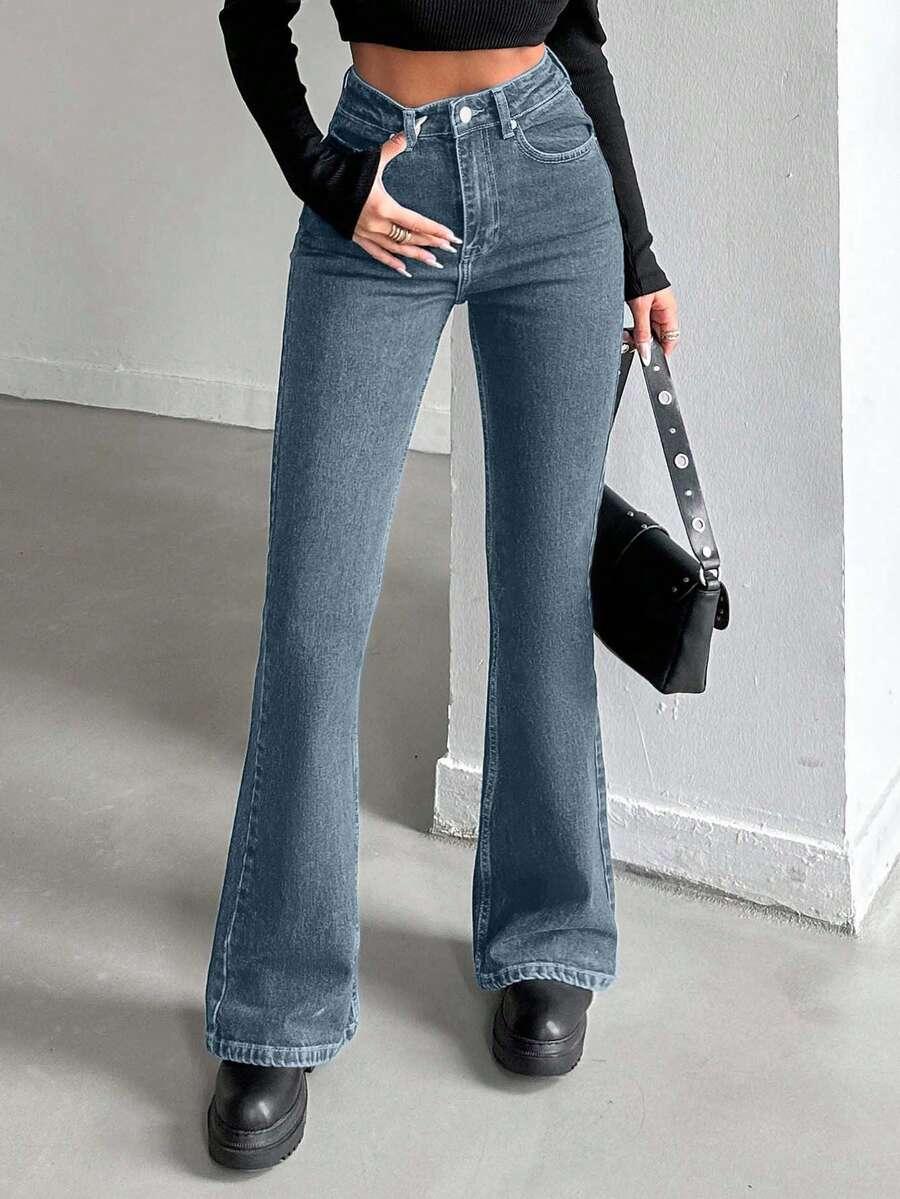 NIEBIESKIE SPODNIE JEANS