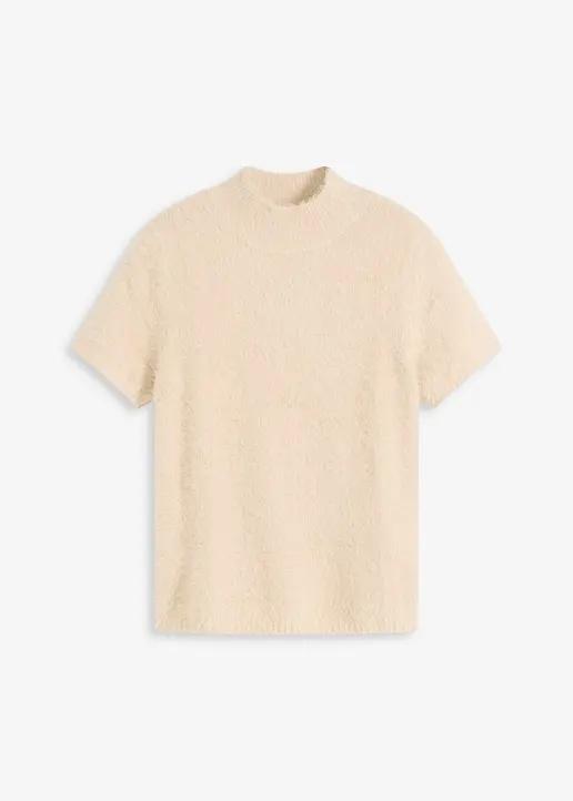SWETER DAMSKI Z KRÓTKIM RĘKAWEM 