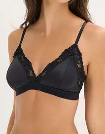 BIUSTONOSZ BRALETTE Z POŁYSKUJĄCEGO MATERIAŁU