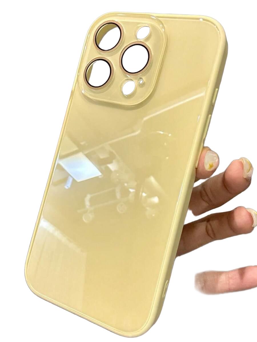 żółte etui na telefon iphone 13 pro max