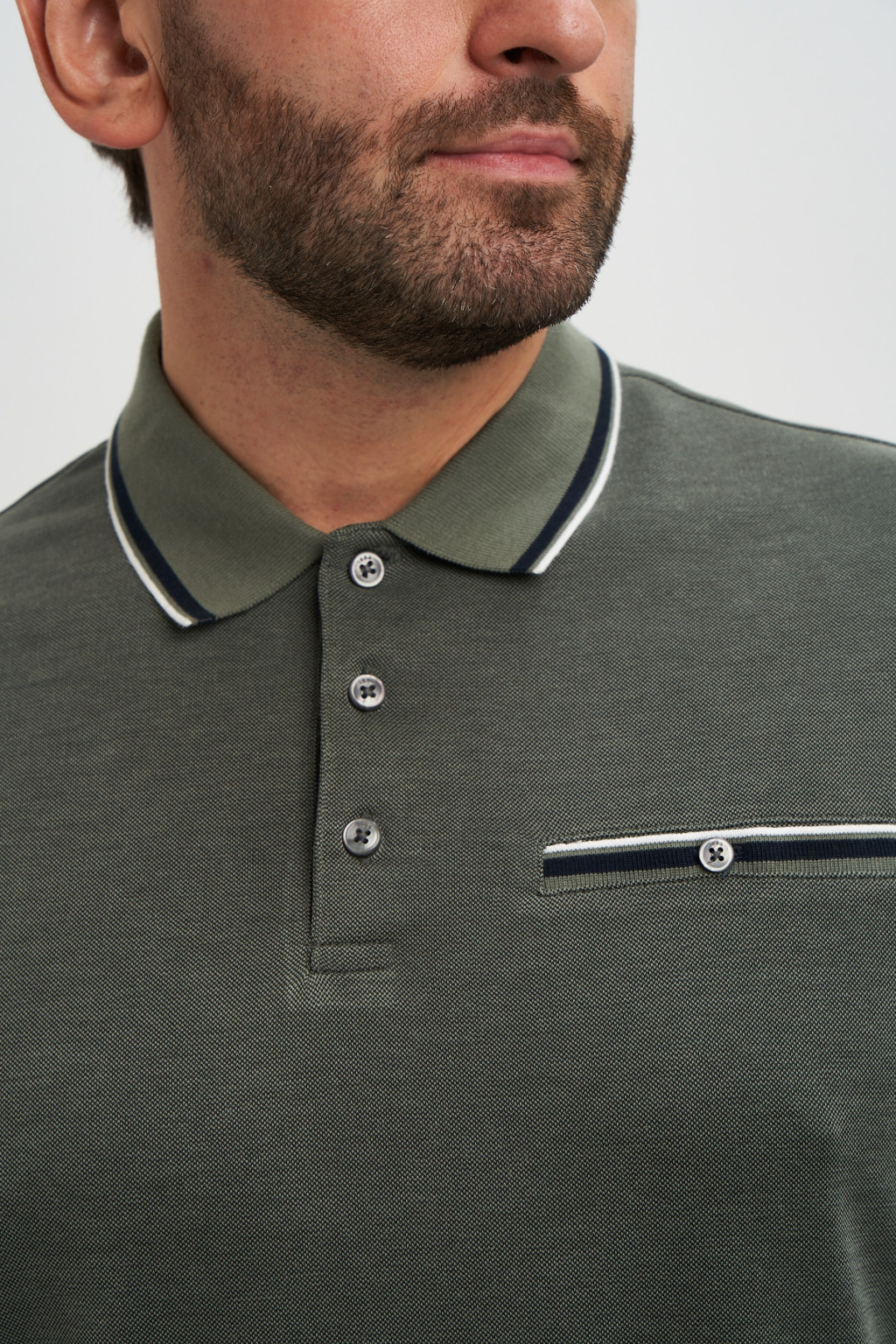 KLASYCZNA KOSZULKA POLO GUZIKI T28-3312M-S7