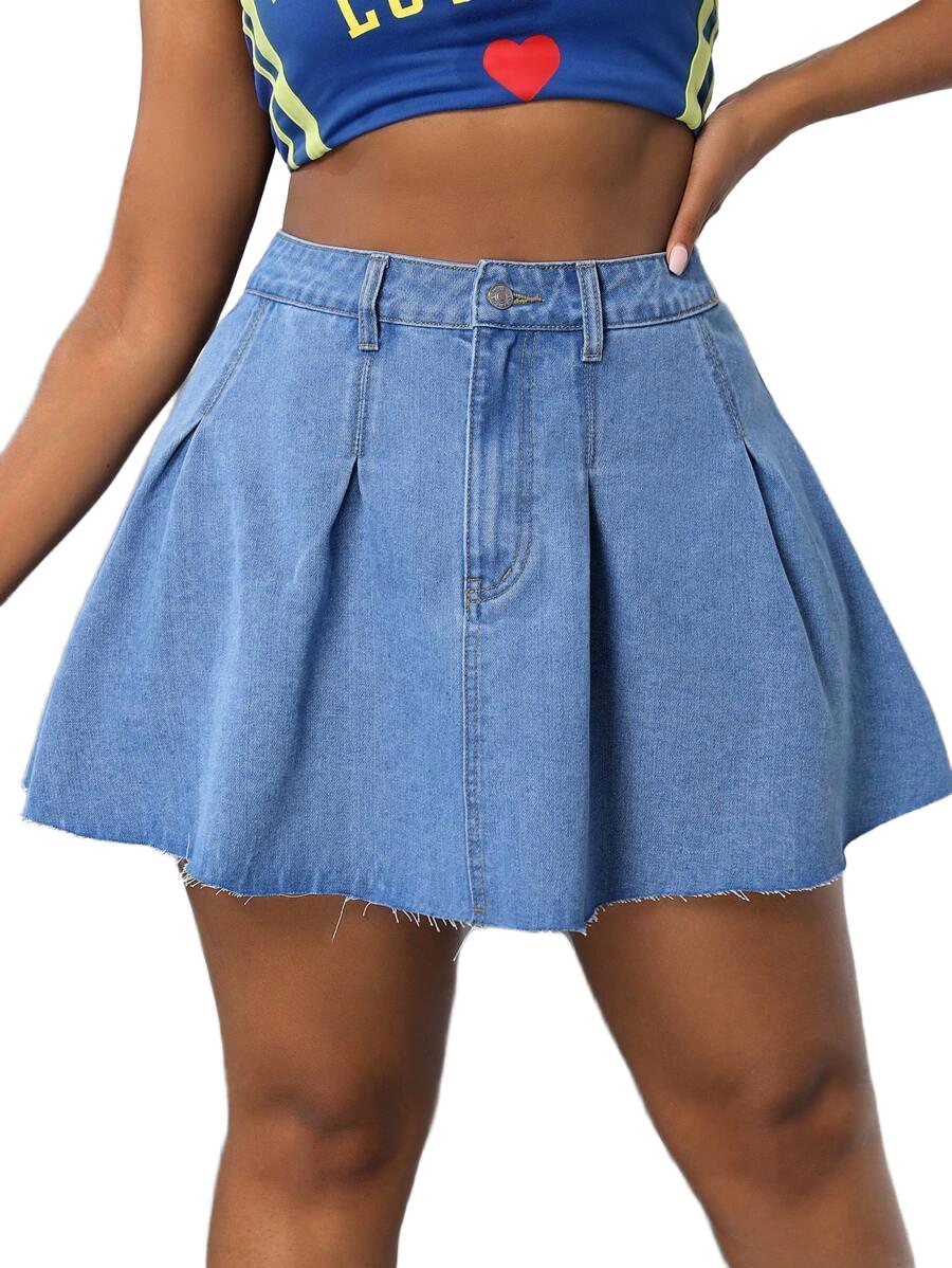 SPÓDNICA JEANSOWA MINI