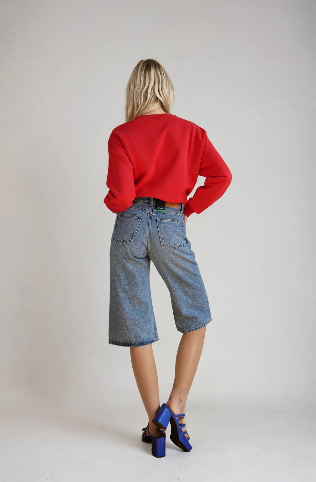 krótkie spodenki bermudy jeans