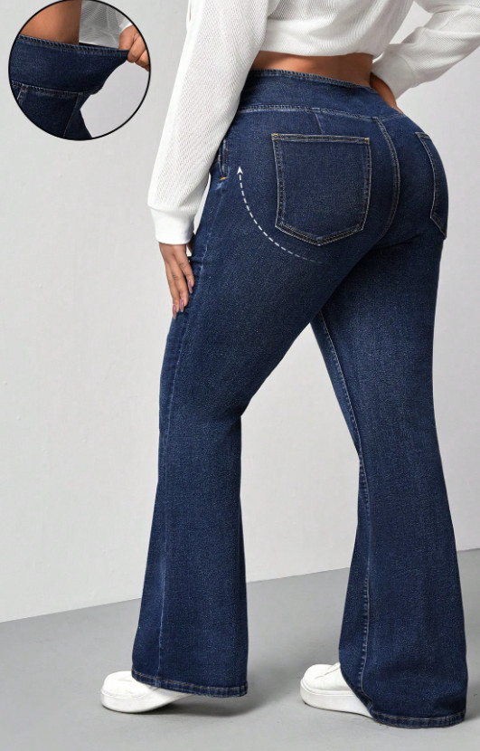 ELASTYCZNE SPODNIE JEANS
