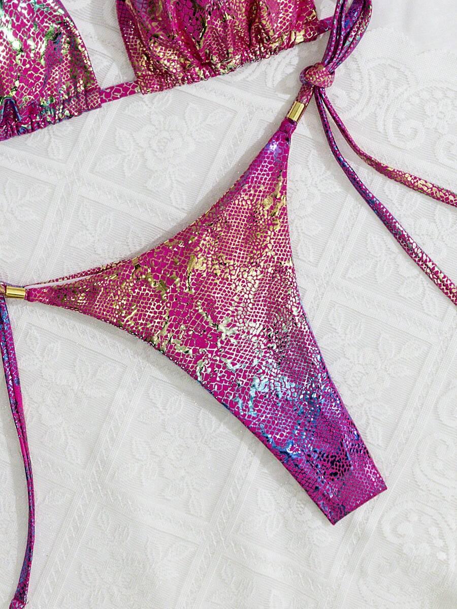 różowy dół od bikini