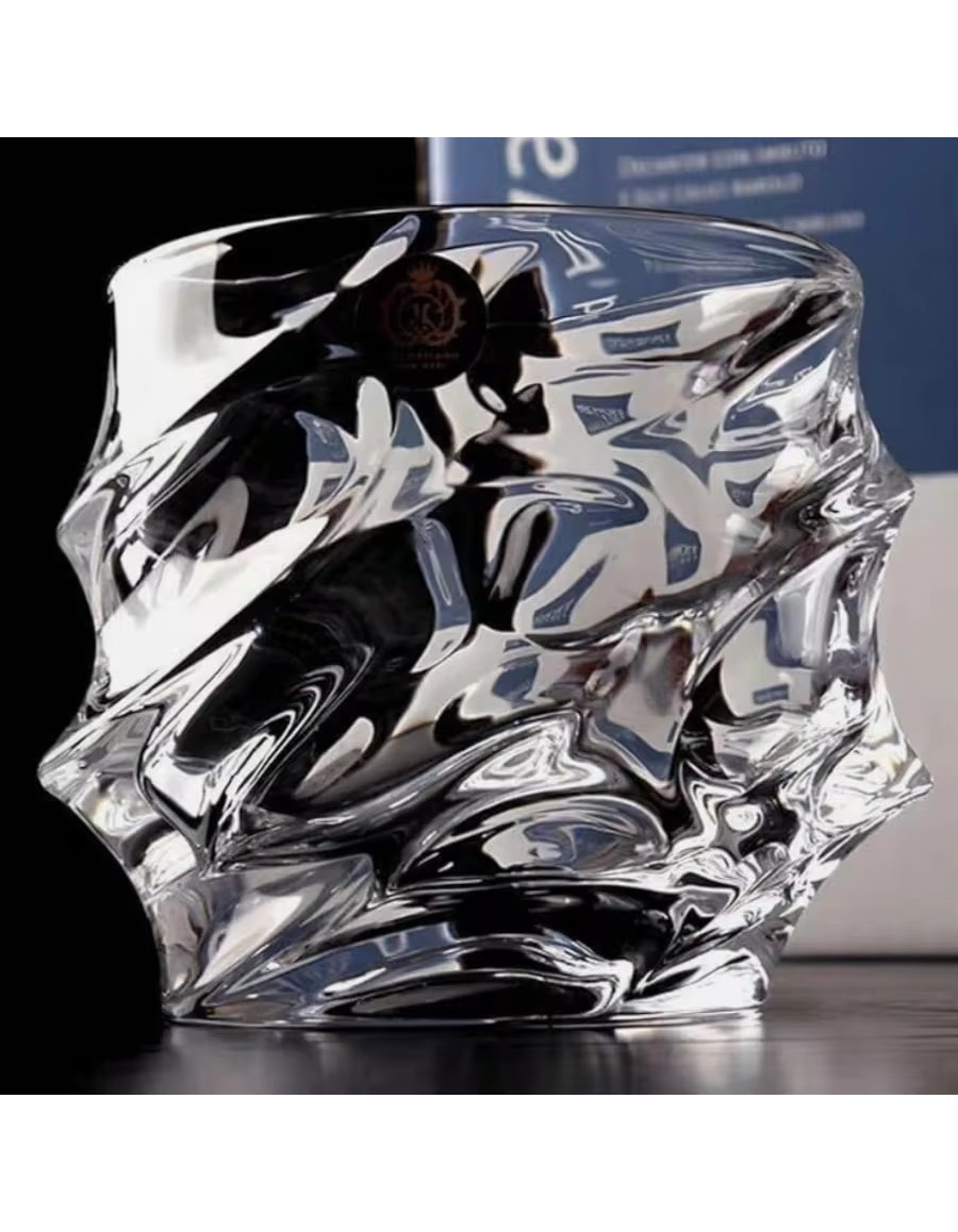 szklanki do whisky falowane tekstura 6-pack