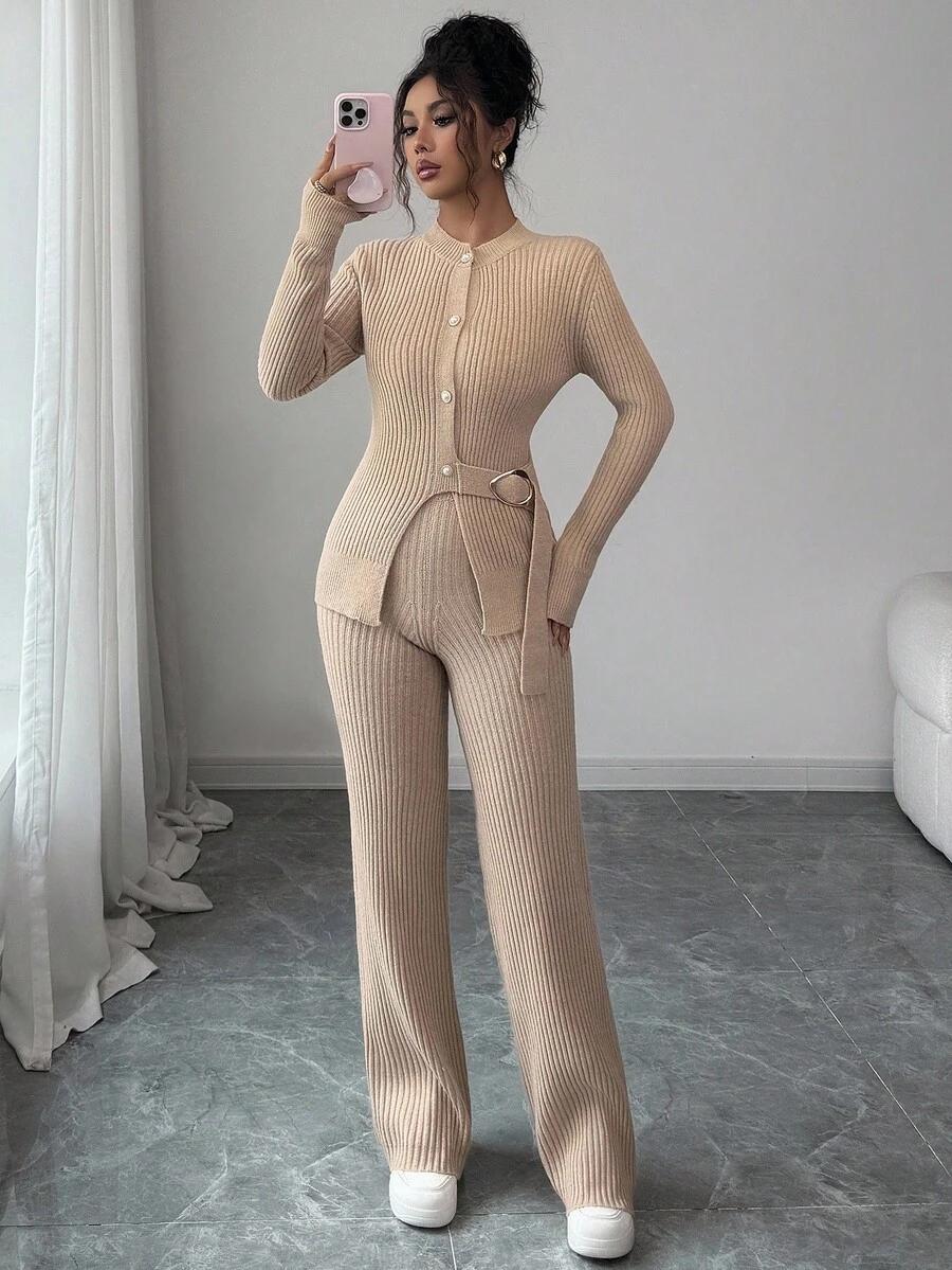 KOMPLET SWETER SPODNIE