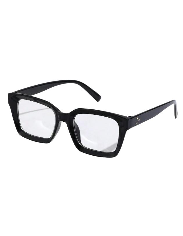 czarne okulary zerówki 