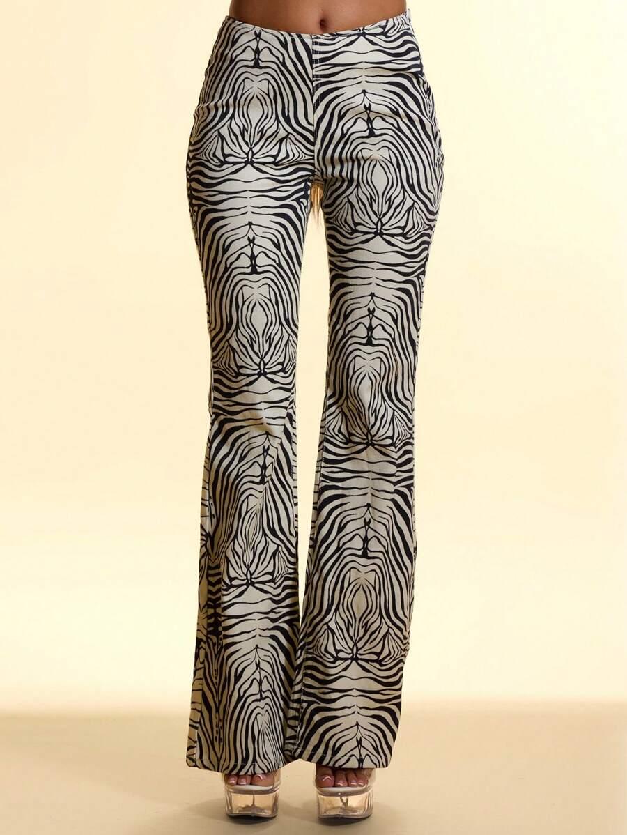 spodnie animal print