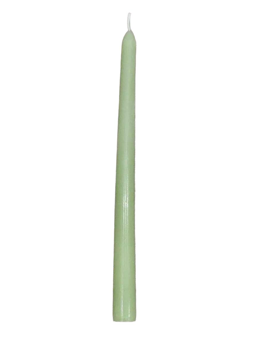 zielone świece stołowe 4-pack