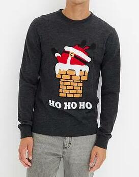 SWETER Z BOŻONARODZENIOWYM MOTYWEM