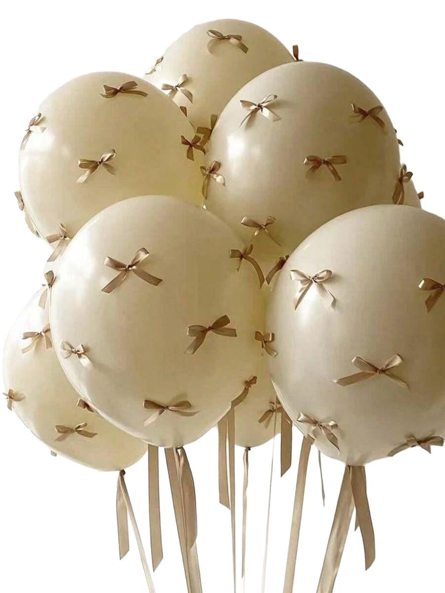 balony z kokardą 63szt.