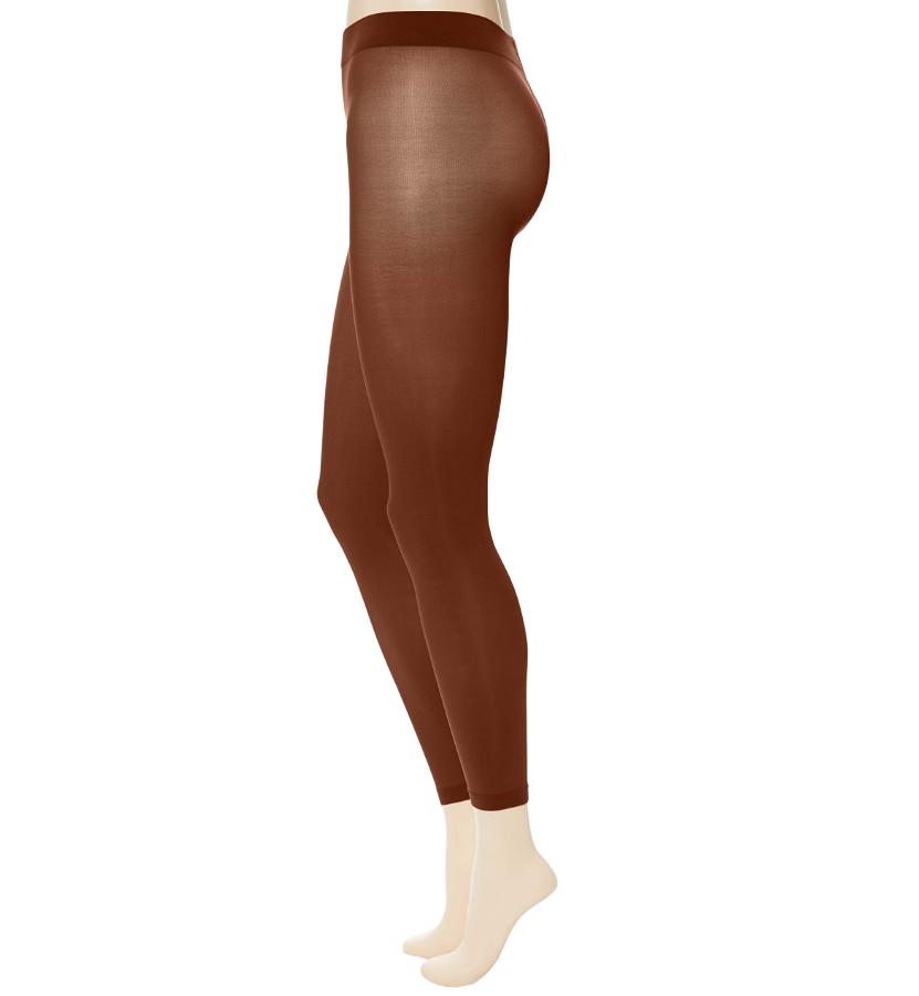 brązowe rajstopy legginsy 40 den