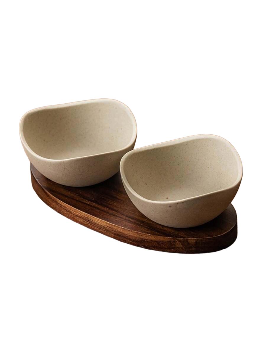 Zestaw miska taca 3-pack