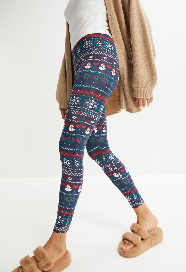 LEGGINSY W ŚWIĄTECZNY WZÓR