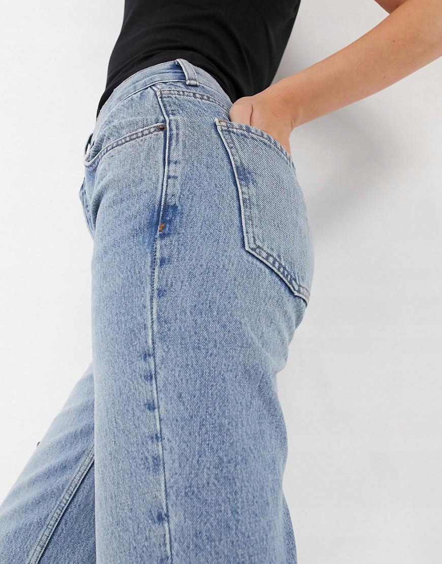NIEBIESKIE SPODNIE JEANS 