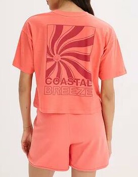T-SHIRT DAMSKI Z NADRUKIEM