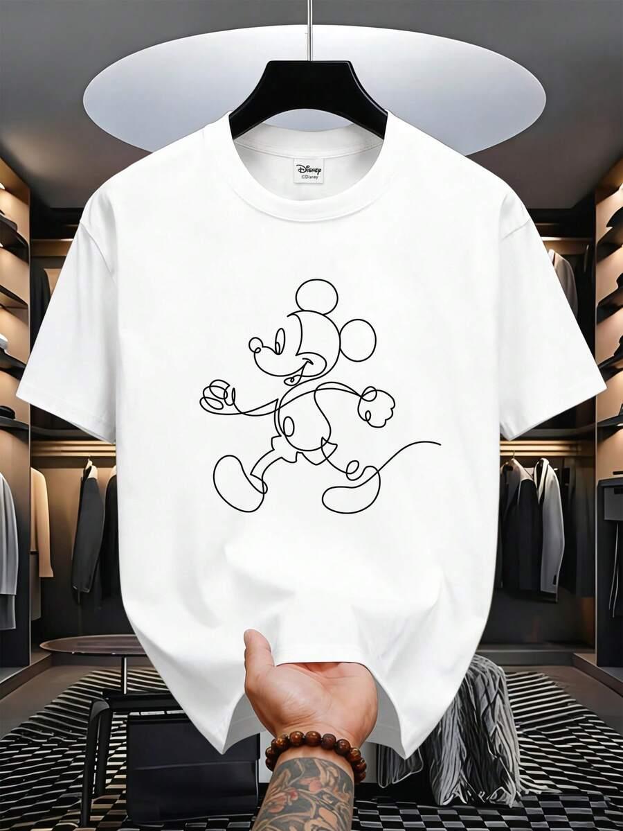 biały t-shirt wzór