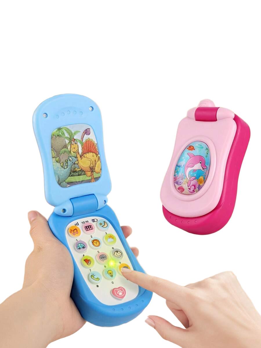RÓŻOWY ZABAWKOWY TELEFON