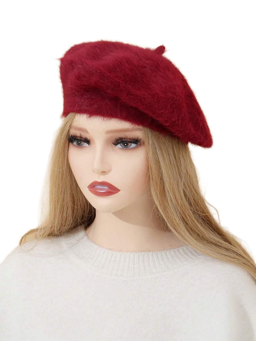 CZERWONA CZAPKA BERET