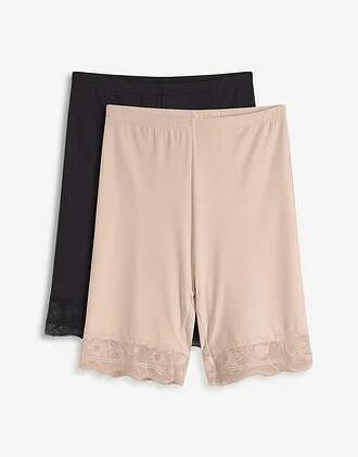 SPODENKI DAMSKIE PLUS SIZE PRZECIW OBTARCIOM 2SZT