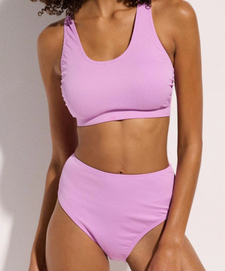 KOMPLET BIKINI W PRĄŻKI 