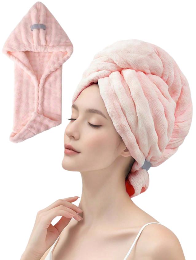 RÓŻOWY TURBAN DO WŁOSÓW