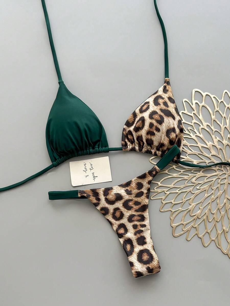 DWUCZĘŚCIOWY STRÓJ KĄPIELOWY ANIMAL PRINT