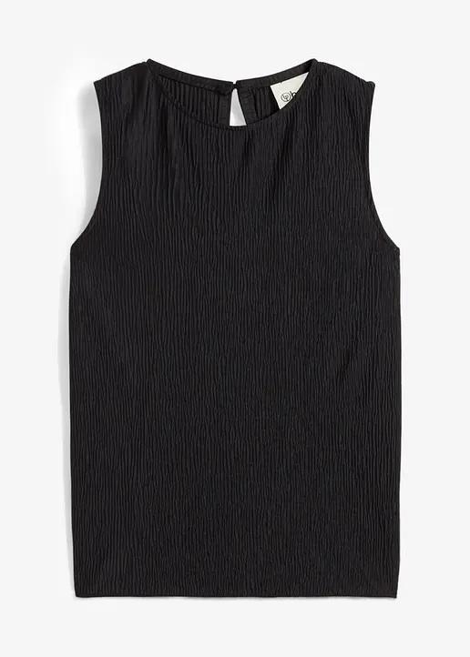 BLUZKA DAMSKA TOP CZARNY
