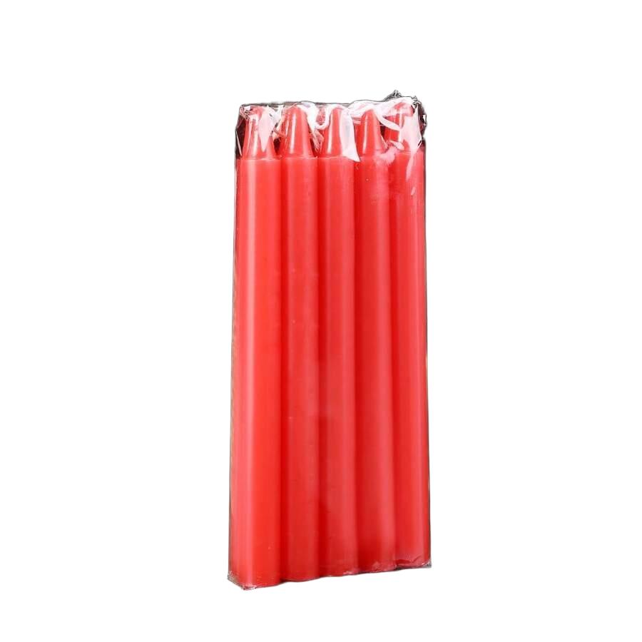 czerwone świece 10-pack