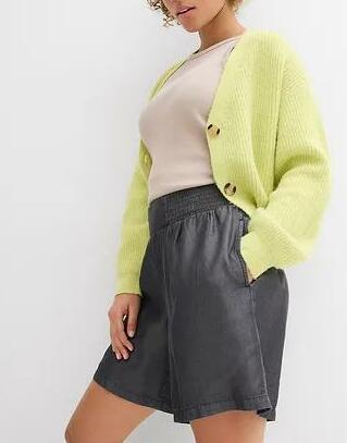 SPODENKI DAMSKIE PLUS SIZE BERMUDY KRÓTKIE LYOCELL