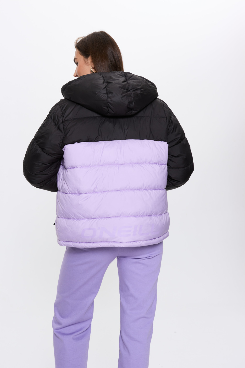 pikowana kurtka z kapturem 1500025-44513