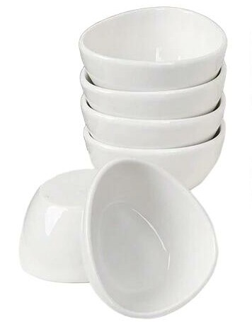 białe miski 2-pack