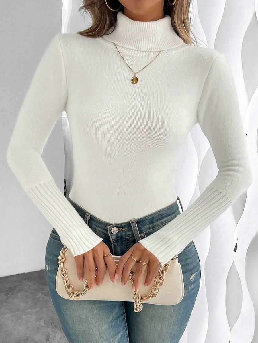 DOPASOWANY SWETER Z GOLFEM 