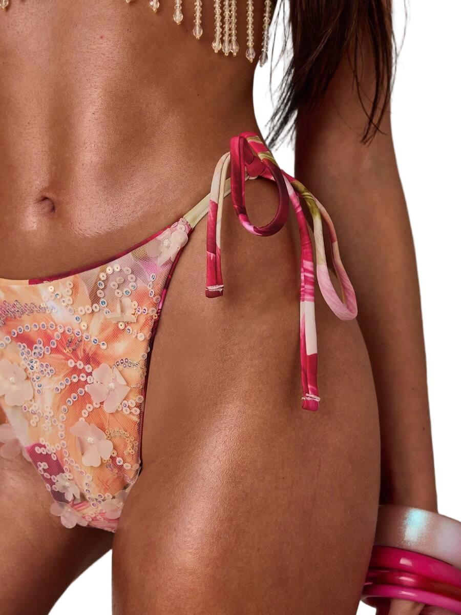 DÓŁ OD BIKINI Z CEKINAMI