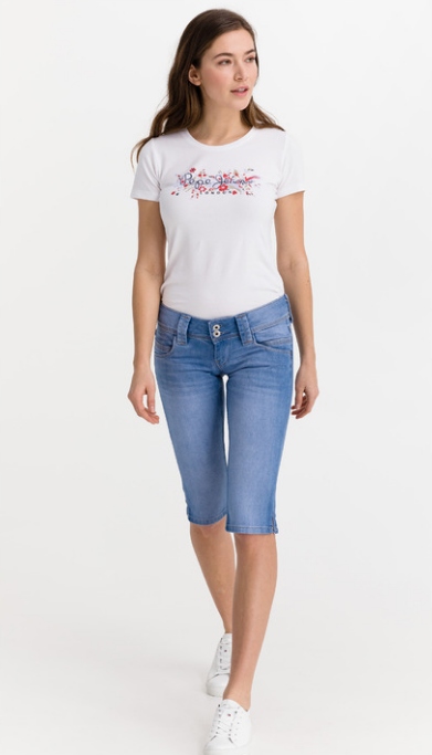 NIEBIESKIE SPODNIE JEANS RYBACZKI