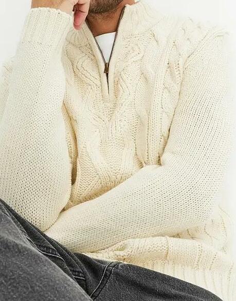 SWETER MĘSKI WKŁADANY PRZEZ GŁOWĘ
