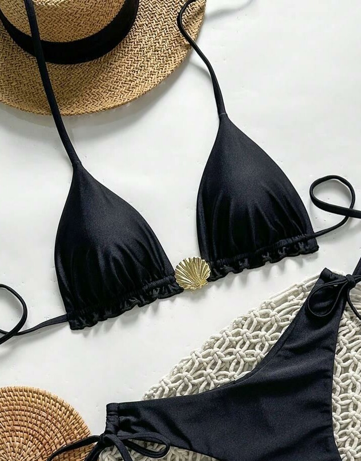 góra od bikini zdobienie marszczenie