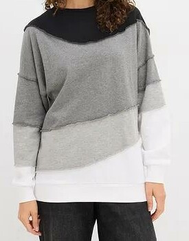 BLUZA DAMSKA BAWEŁNIANA WKŁADANA PRZEZ GŁOWĘ