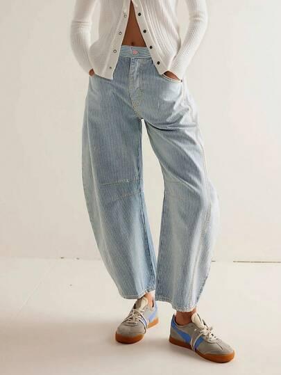 SPODNIE JEANS PASKI 